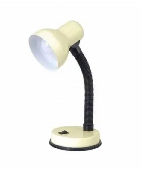 Lampara Escritorio Color Blanco Cuello Flexible-0