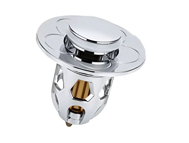 Tapón Pop Up Válvula Desagüe Universal Lavamanos Ducha-0
