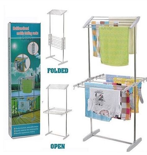 Rack Toallero Armable 2 NIVELES GRANDE PLEGABLE-1