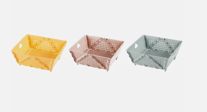 Organizador Pequeño Plegable Colapsable Oficina Baño Cocina Aleatorio-1