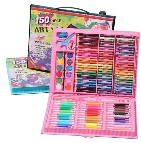 Set De Arte Maleta 150 Piezas Lápices Para Colorear-7