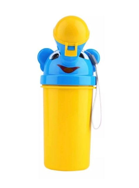 Urinario Infantil Portátil Niños Botella Color Amarillo Liso-0
