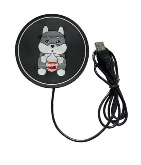 Calentador Calienta Tazas Cafe Te Portavasos Animales USB-0