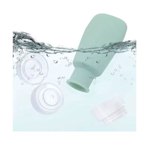 Kit De Viaje X4 Botellas De Silicona Dispensadores 90ml-5