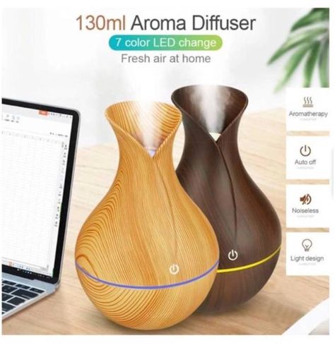 Aromatizador Difusor Humidificador Usb 7 Led Café -1