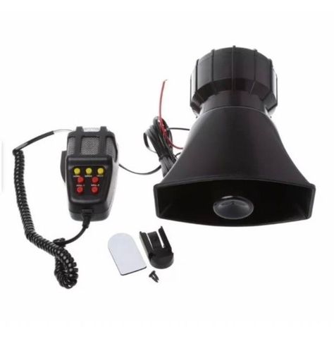 Bocina Auto Sirena 100W Policial Guardia Megafono -0