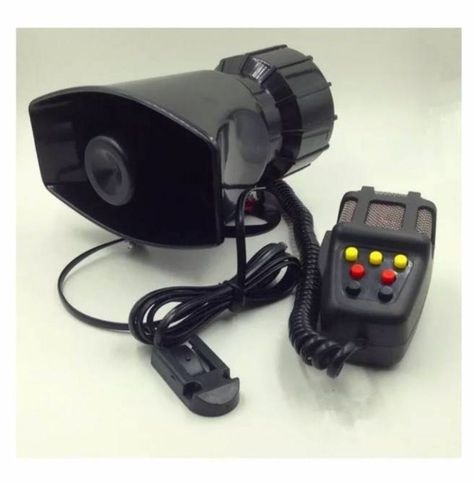 Bocina Auto Sirena 100W Policial Guardia Megafono -2
