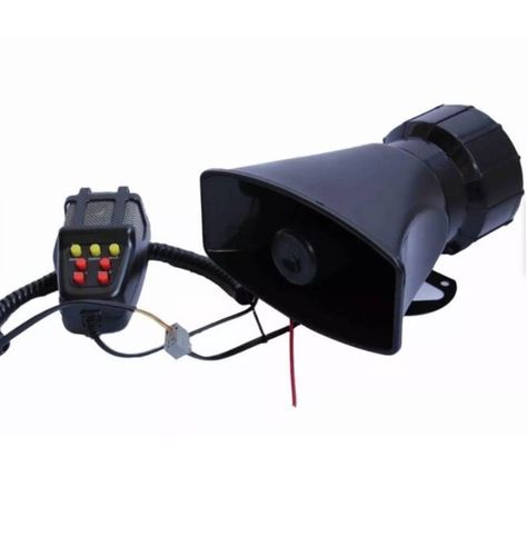 Bocina Auto Sirena 100W Policial Guardia Megafono -1