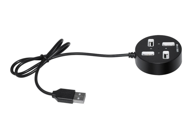 Hub Usb Redondo 4 Puertos -0