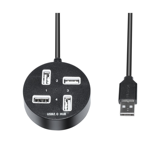 Hub Usb Redondo 4 Puertos -2