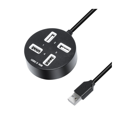 Hub Usb Redondo 4 Puertos -1