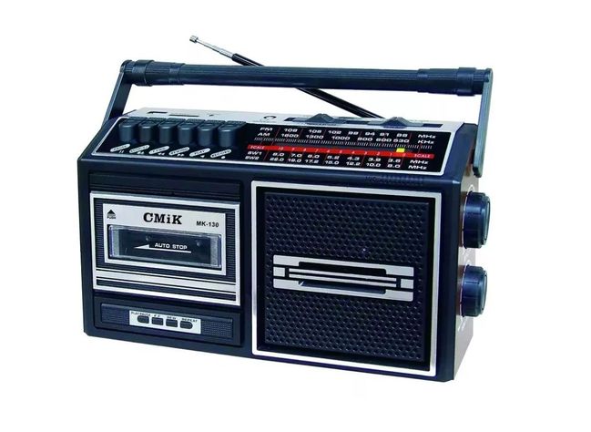 Radio Vintage Portatil Bluetooth Sd Usb Cmik Mk130-3
