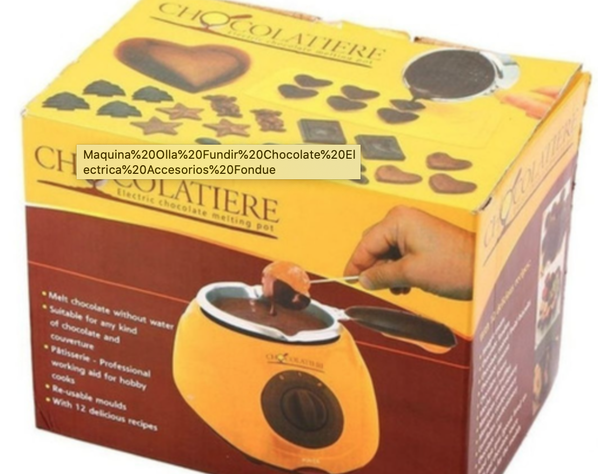 Maquina Chocolate Fondue Derrite 30 Accesorios-4