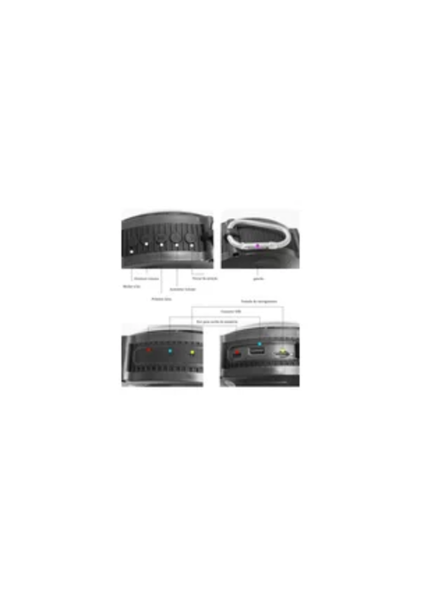 Parlante Portatil Bluetooth Black Music RGB-3