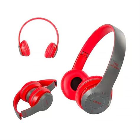 Audífonos Bluetooth P47 - Rojo-0