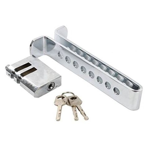 Traba Pedal + Candado + Llaves Seguridad Auto Robo-0