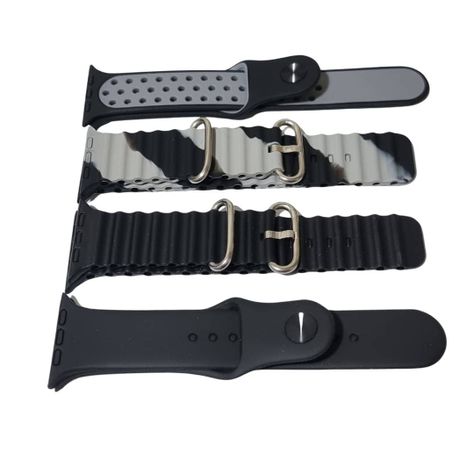RELOJ INTELIGENTE SMARTWATCH  4 CORREAS 4 EN 1-1