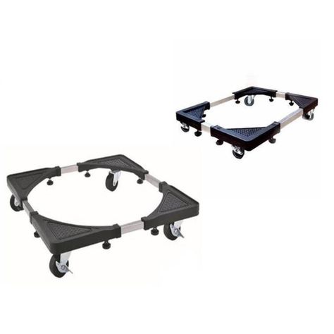 BASE AJUSTABLE MULTIUSO RUEDAS COCINA LAVADORA REFRIGERADOR-1