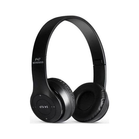 Audífonos Bluetooth P47 Negros-0