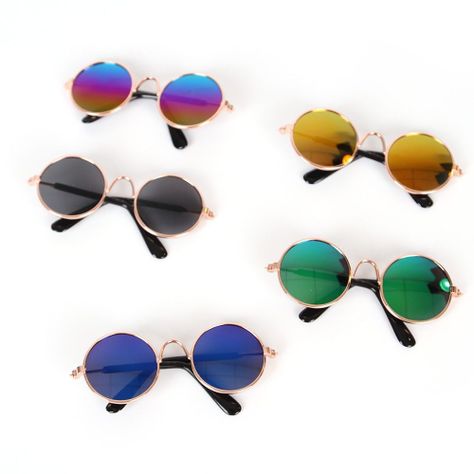 LENTES DE SOL, GAFAS DE SOL PARA PERROS Y GATOS, COLORES AL AZAR -0