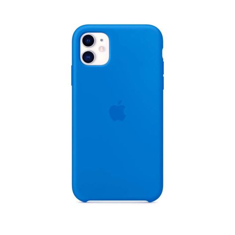 Carcasa de Silicona Iphone 11 - AZUL-0