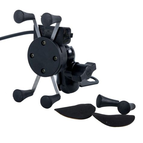 Porta Celular Para Moto Soporte Tipo X Con Cargador Usb rc-2