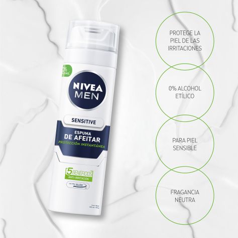 Pack Gel y Esmupa Afeitado+Balsamo After Shave Nivea Men-4