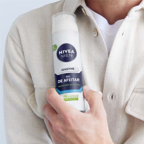 Pack Gel y Esmupa Afeitado+Balsamo After Shave Nivea Men-9