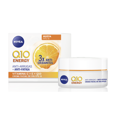 NIVEA Crema Facial Q10 Energy Día FPS15 50ml-1