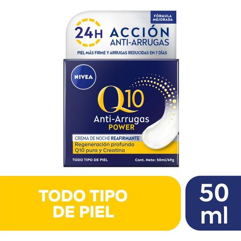 NIVEA Crema Facial Q10 Power Noche 50ml-0