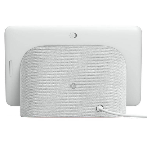 Asistente Google Home Nest Hub Blanco Con Pantalla Parlante-2