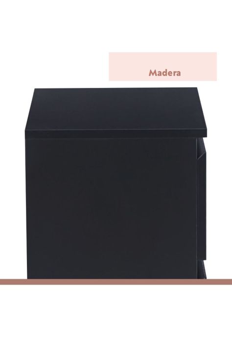 Pack de 2 Veladores Cajon Doble Minimal Oscuro-4