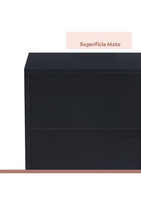 Pack de 2 Veladores Cajon Doble Minimal Oscuro-6