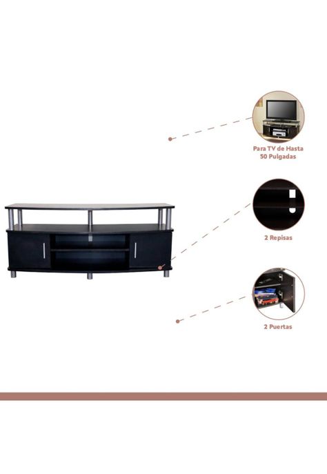 Rack de TV Modern Oscuro-2