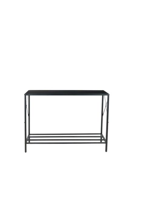 Arrimo tradicional negro metal mdf-0