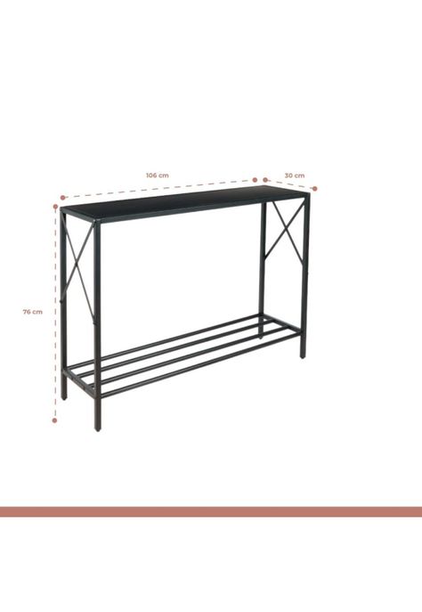 Arrimo tradicional negro metal mdf-3