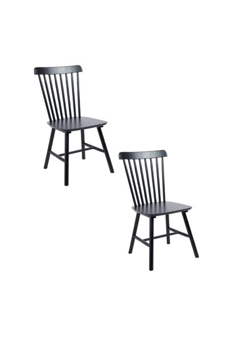 Pack de 2 Sillas Windsor Madera - Negra-0