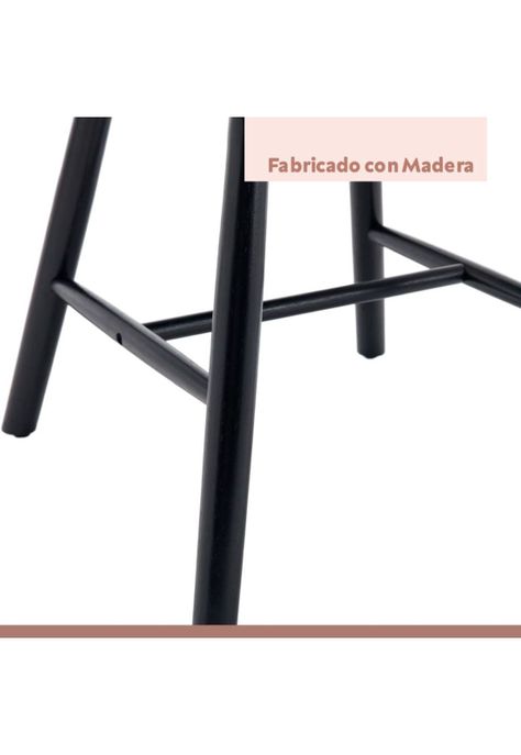 Pack de 2 Sillas Windsor Madera - Negra-4