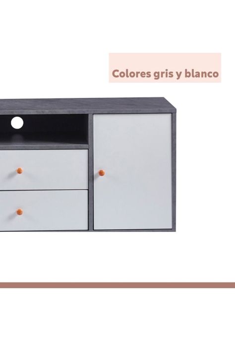 Rack de TV o Buffet con Cajones Nordic-4