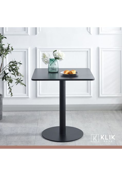 Mesa restaurant 70x70 Tubo Metal cubierta MDF-1