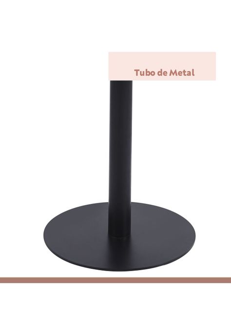 Mesa restaurant 70x70 Tubo Metal cubierta MDF-6