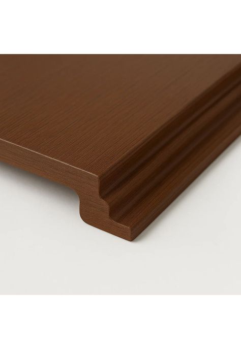Pack de 5 Revestimientos Siding Plano WPC exterior Color Madera Oscura-5