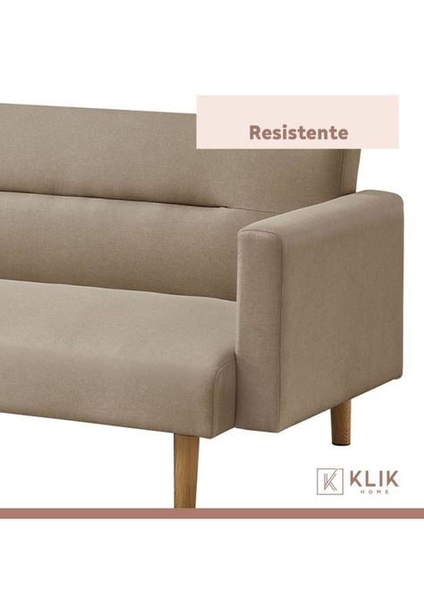 Futón Sofá Cama 3 cuerpos Sara - Lino Beige-6