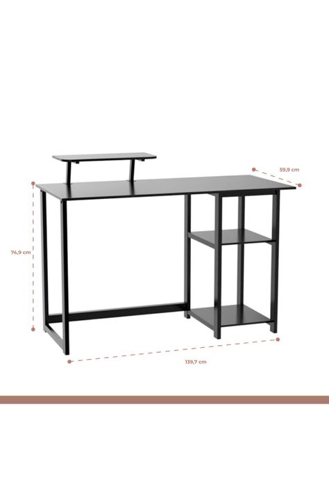 Escritorio Industrial Gamer 140cm-3