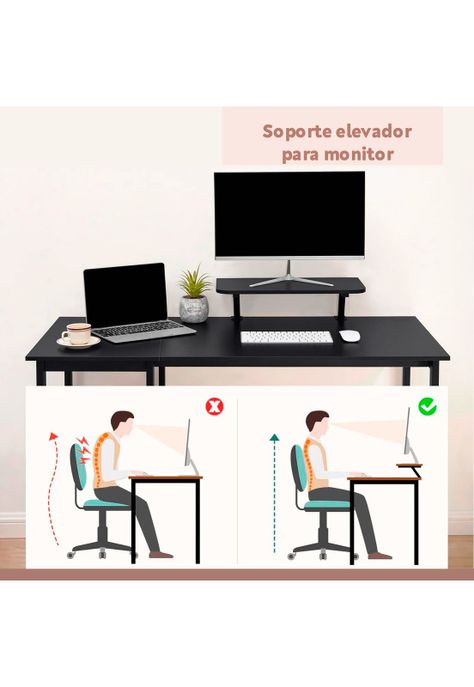 Escritorio Industrial Gamer 140cm-4