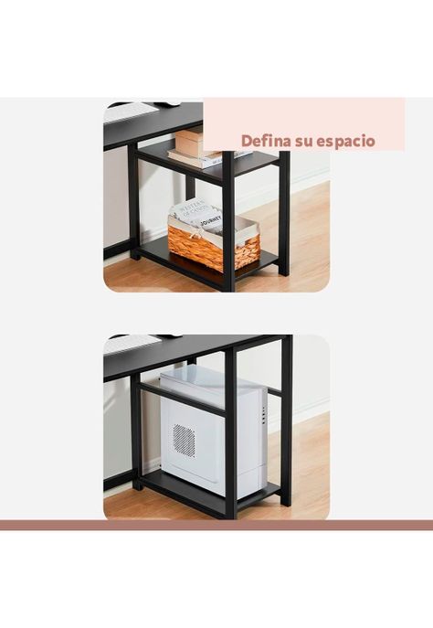 Escritorio Industrial Gamer 140cm-5