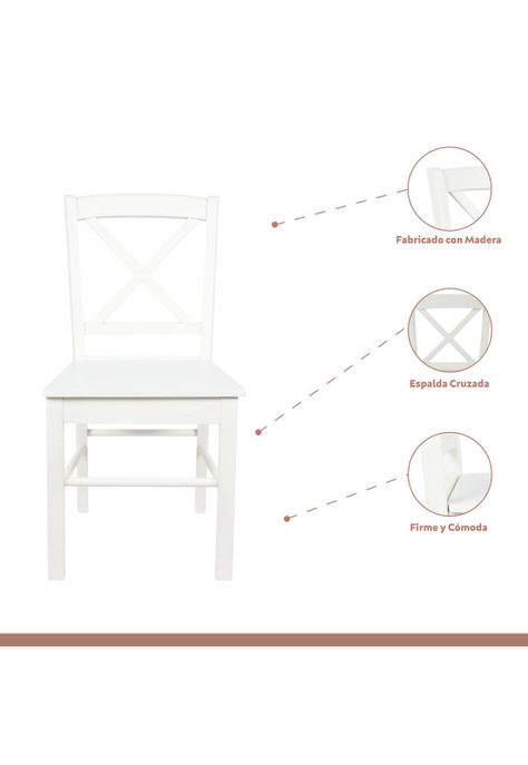 Silla de Madera Simply Blanca-3