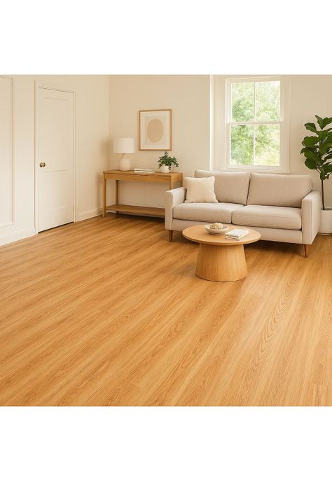 Pack de 12 Pisos Vinilico SPC Color Madera Clara-2