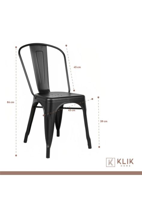 Comedor Industrial 140x90 Madera Oscura Walnut + 6 Sillas Tolix Negras-5