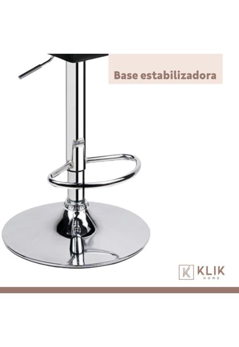 Pack de 2 Taburetes Ajustables Completos con Respaldos - Negro-6